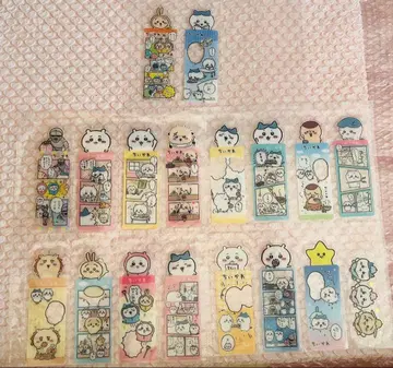 금박 레어 포함 치이카와 (먼작귀) 북마크 컬렉션 18장