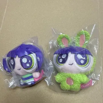 파워퍼프걸 봉제 인형 2체 세트