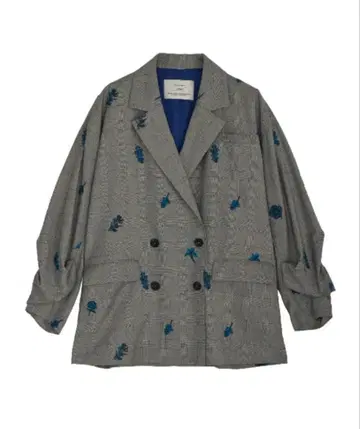 CHECK FLOWER PAPA JACKET