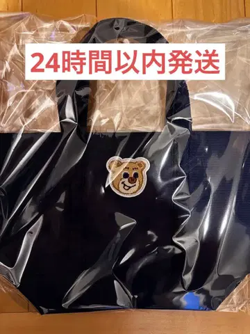 페이러 와펜 토트백 올드 테디 미사용 새상품 네이비 소