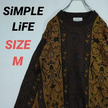 SiMPLE LiFE 심플 라이프 스웨터 남성용 브라운 M
