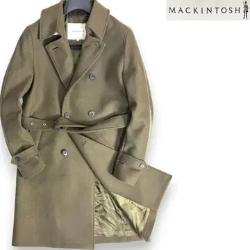 J6194 새상품급 매킨토시 페트라 벨티드 멜톤 코트 34
