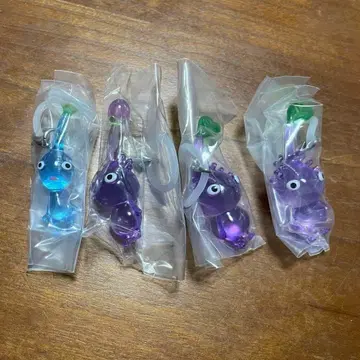 피크민 메지루시 액세서리 1, 2 파랑 피크민, 보라색 피크민