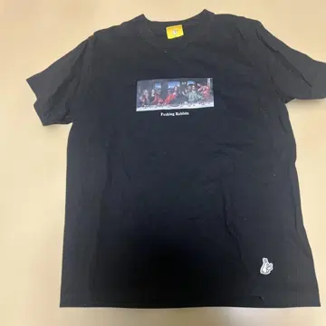 FR2 그래픽 프린트 T셔츠 M 블랙 black