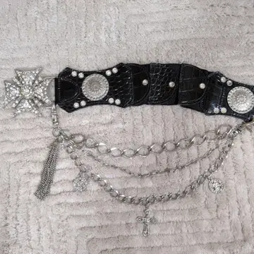 d.i.a 벨트 크리스탈 버클