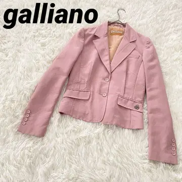 가리아노 테일러드 자켓 42 페인티드 버튼 핑크 계열