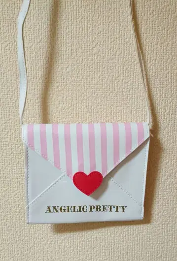 ANGELIC PRETTY 스트라이프 하트 백