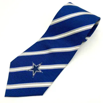 NFL 댈러스 카우보이즈 넥타이 스트라이프 별 구제 의류 올 패턴 블루