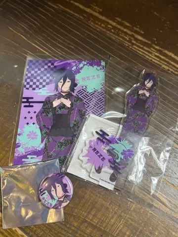 레제 아크릴 스탠드 캔뱃지 브로마이드 OMATSURI POP UP