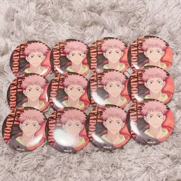 주술회전 이타도리 유우지 캔뱃지 세트 12개