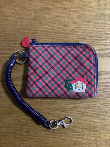 파미리아 패스 케이스 레드 파미리아 체크