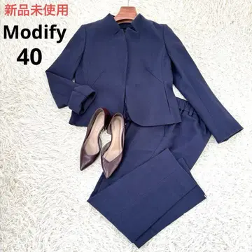 미사용 새상품 모디파이 수트 셋업 네이비 일본제 업무용 수트