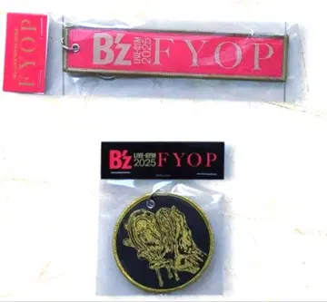 B'z LIVE-GYM 2025 FYOP 플라이트 택 2종 키링