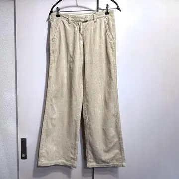 GIORGIO ARMANI 코듀로이 팬츠 화이트 사이즈 38 HR0636