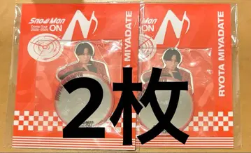 SnowMan 미야타테 료타 dome tour ON 거울 스티커 2개