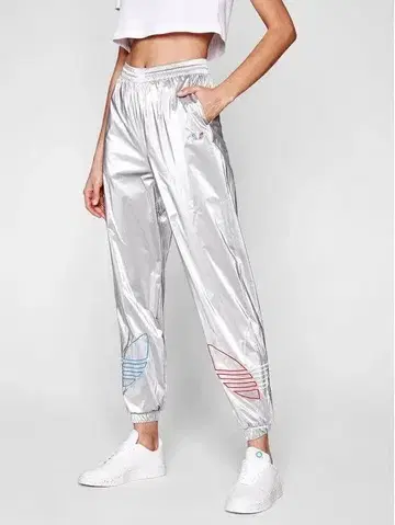 아디다스 오리지널스 트리코 메탈릭 트랙 팬츠 L 귀중