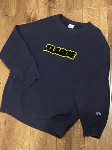 XLARGE champion 네이비 맨투맨 트레이닝복