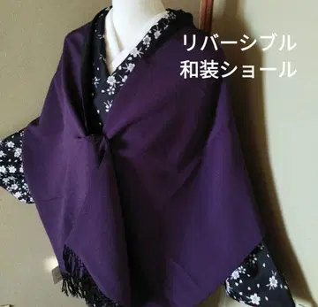 미착용 크레이프 원단 일본 전통 숄