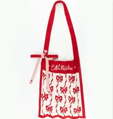 캐스키드슨 니시긴자점 한정판! 리본 포함 Knitty 니트 백