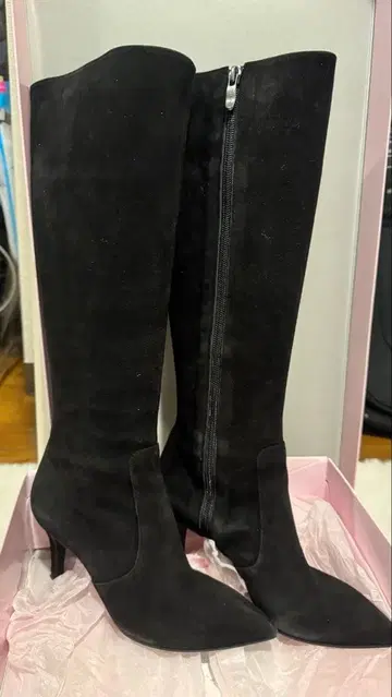 [ 가격 인하 ] diana 스웨이드 롱 부츠