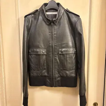 JOHN LAWRENCE SULLIVAN 블랙 가죽 자켓