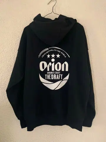 오리온 드래프트 후드티 남녀 공용 M, L 사이즈