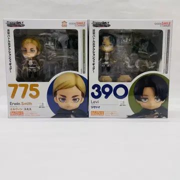 넨도로이드 진격의 거인 엘빈 스미스 리바이 피규어 세트