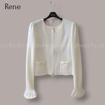 Rene*집업 니트 가디건