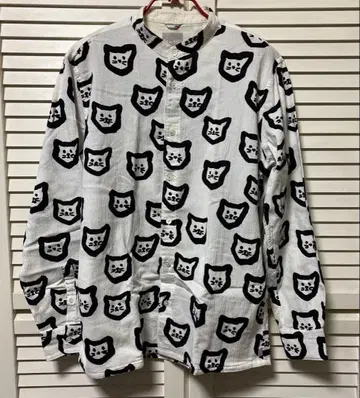 SOUSOU 타카시마 수축 셔츠 고양이