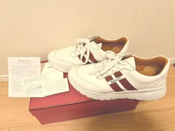 컨디션 최상 43 BALLY 화이트 스니커즈