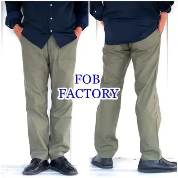 FOBFACTORY F.O.B. 팩토리 F0431 베이커 팬츠 M