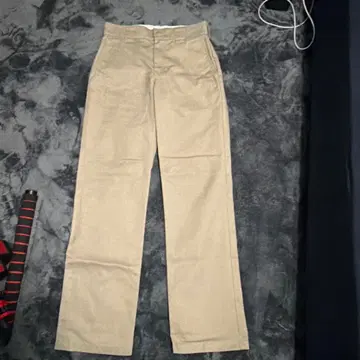 Dickies 베이지 치노 팬츠 스트레이트 핏