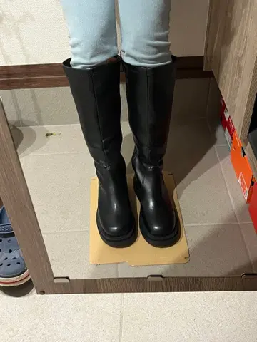 [ 새상품 ] 블랙 롱 부츠