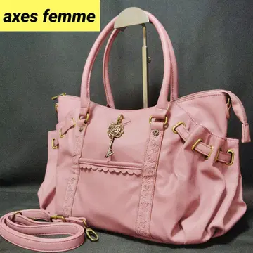 엑시즈팜 토트백 2way 핑크