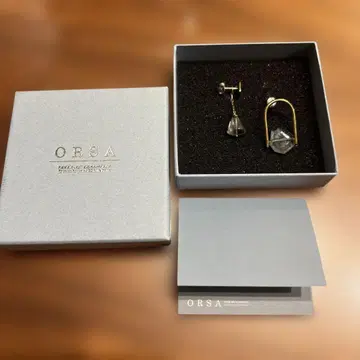 orsa accessories 오르사 액세서리 놋쇠 귀걸이 아쿠아 마린