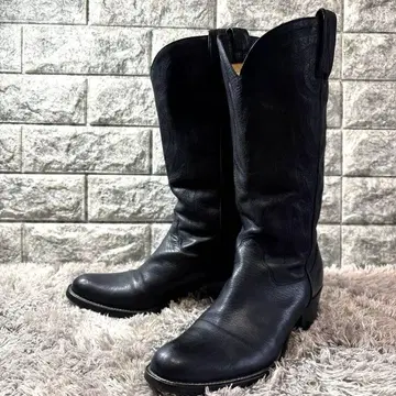 컨디션 최상 SARTORE 사토레 카프 가죽 자수 웨스턴 부츠 여성용