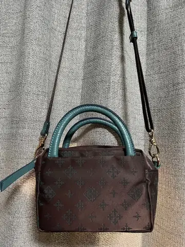 russet 브라운&스모크 블루 숄더백