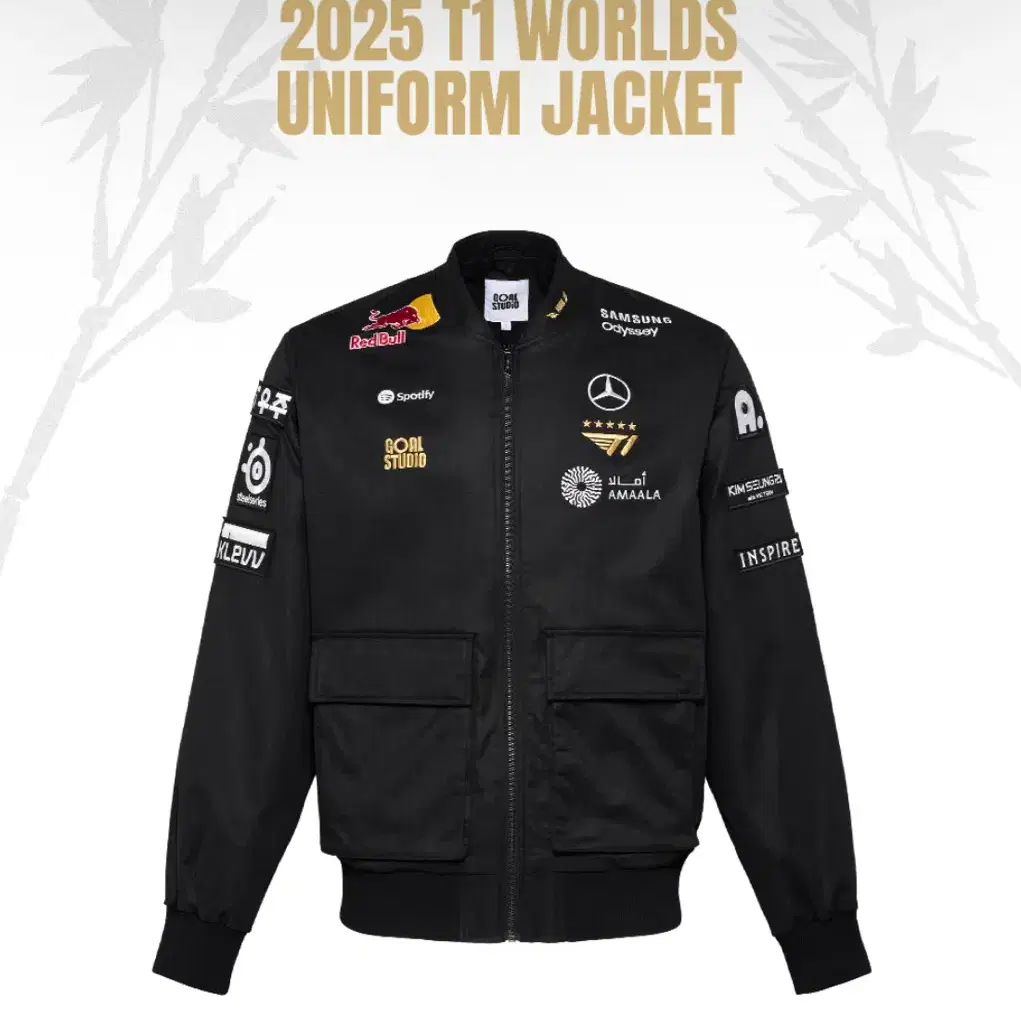 T1 Zeus Faker Gumayusi Keria Worlds Uniform 5 Star Jacket 2024 xxl