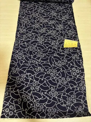 시대형 민예 우키요에 취향 카키리 직조 목화 옷감 도쿄 별염