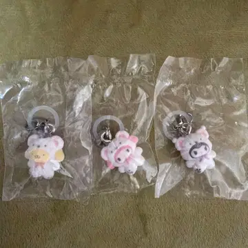 산리오 캐릭터즈 메지루시 액세서리 복슬복슬 스노우