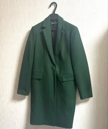 ZARA MANTECO 체스터 코트 울