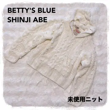 미사용 택 포함 BETTY'S BLUE SHINJI ABE 몰 니트