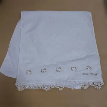 헬로키티 타월 화이트 2장