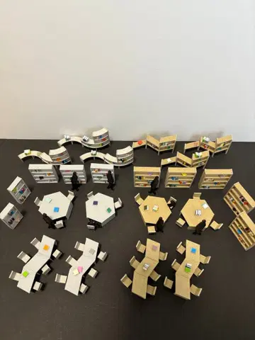 건축 모형 첨경 1/50 스터디 스페이스 세트