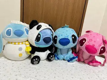 Disney 스티치 봉제 인형 4개 세트