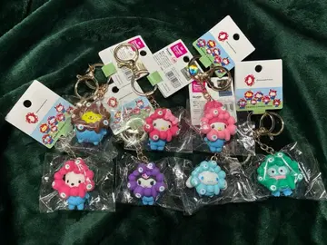 산리오 캐릭터즈 미야쿠미야쿠 변신 입체 마스코트 컬러 키링