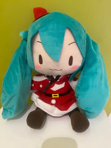 하츠네 미쿠 시리즈 후와푸치 LL 봉제 인형 '하츠네 미쿠-크리스마스'