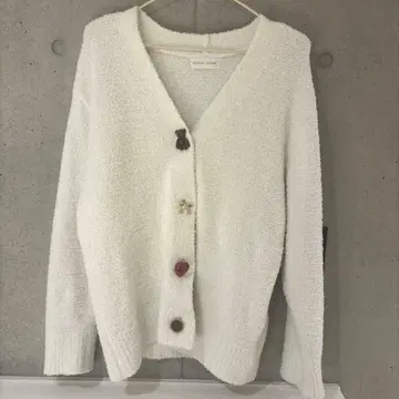 [ SNIDEL HOME ] 초코 버튼 가디건 (택 포함)