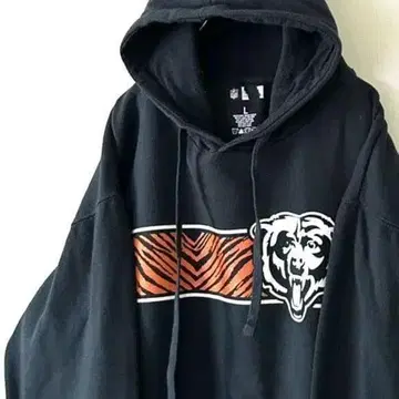 NFL 베어스 내셔널 풋볼 리그 후드 맨투맨 블랙 구제 의류