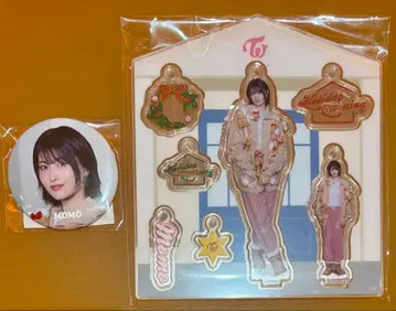 트와이스 모모 JYP 2025 팝업 캔뱃지 아크릴 스탠드